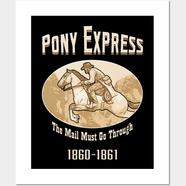 Pony Express Wall Art by robotrobotROBOT